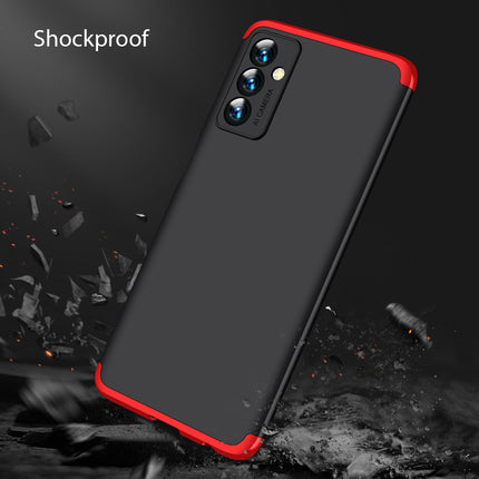 Double Dip Full 360 Protection Back Case Cover for Samsung Galaxy F23 (Red , Black)