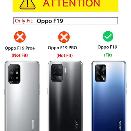 Woven Soft Fabric Case for Oppo F19 Back Cover, Shock Protection Slim Hard Anti Slip Back Cover (Grey)