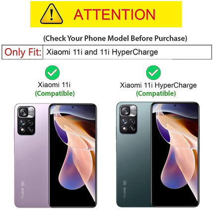 Shield Frosted Acrylic Back Shock Proof Case Cover for Xiaomi 11i HyperCharge (Blue)
