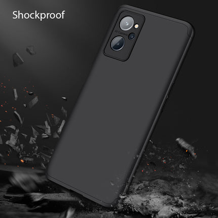 Double Dip Full 360 Protection Back Case Cover for Realme 9i (Black)