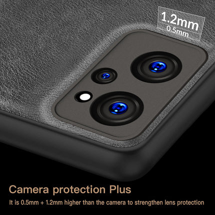 Tux Back Case for Realme 9i, Slim Leather Case with Soft Edge Shockproof Back Cover (Black)