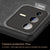 Tux Back Case for Vivo V23 Pro, Slim Leather Case with Soft Edge Shockproof Back Cover (Black)