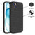 Mobizang Soft Full Fabric Protective Back Case Cover for Apple iPhone 15 Plus | Shockproof Slim Hard Anti Slip Back Case (Black)