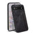 Mobizang Razor Wallet Back Case for Google Pixel 6A | Slim PU Leather & Fabric Cover with Inbuilt Card Pocket (Black)
