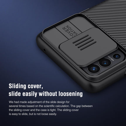 Nillkin OnePlus 9R / One Plus 9R Case, CamShield Series Case with Slide Camera Cover Slim Protective Case (Black)