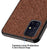 Soft Full Fabric Protective Shockproof Back Case Cover for Samsung Galaxy M31S (Full Brown)