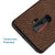 Soft Full Fabric Protective Shockproof Back Case Cover for Samsung Galaxy S9 + (Plus) (Full Brown)