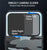 Camo Slider Back Cover for Oppo Reno 6 (5G) , [Military Grade Protection] Shockproof Slim Clear Camera Shield Bumper Back Case (Black)