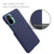 Woven Soft Fabric Case for Xiaomi Redmi Note 10 /  Note 10S Back Cover, Shock Protection Slim Hard Anti Slip Back Cover (Blue)