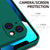 Matte Lens Protective Back Cover for Apple iPhone 13 (6.1) , Slim Silicone with Soft Lining Shockproof Flexible Full Body Bumper Case (Green)