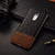 Genuine Leather Dual Color Hand Stitched Premium Protective Case Cover for Xiaomi Redmi Note 5 - Black , Brown - Mobizang