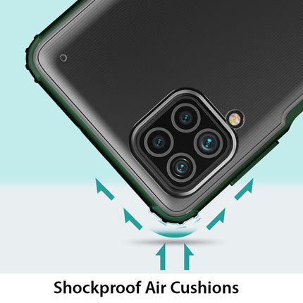 Shield Frosted Acrylic Back Shock Proof Case Cover for Samsung Galaxy A22 4G (Green)