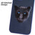 Santa Barbara Panther Series Luxury Leather Back Cover for Apple iPhone 13 (6.1) (Blue)