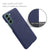 Woven Soft Fabric Case for Samsung Galaxy S22 Plus Back Cover, Shock Protection Slim Hard Anti Slip Back Cover (Blue)
