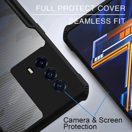 Beetle Camouflage for Vivo IQOO Z5  (5G) Back Case, [Military Grade Protection] Shock Proof Slim Hybrid Bumper Cover (Black)