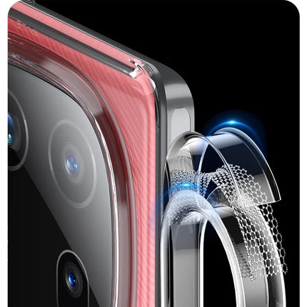 Mobizang Shield Clear Acrylic Back Shock Proof Case Cover for IQOO 12 (Transparent)