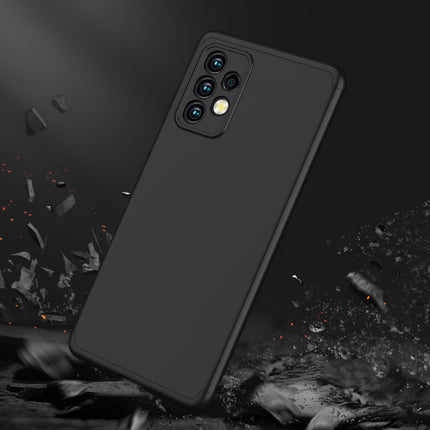 Double Dip Full 360 Protection Back Case Cover for Samsung Galaxy A72 (Black)