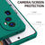 Mobizang Matte Protective Lens Flexible Back Cover for Oppo Reno 10 PRO + Plus | Slim Silicone with Soft Lining Shockproof Full Body Bumper Case (Green)