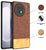 Mobizang Soft Fabric & Leather Hybrid for Vivo X90 (5G) Back Cover | Shockproof Hybrid Slim Hard Anti Slip Back Case (Brown)