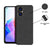 Soft Fabric Hybrid Protective Back Case Cover for Oppo F21 PRO (5G) (Black)