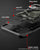 Tank Back Cover for Xiaomi Mi 11 Lite , Inbuilt Ring & Slider [Military Grade Protection] Shockproof Lens Protection Case (Black)