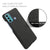 Woven Soft Fabric Case for Motorola Moto G60 Back Cover, Shock Protection Slim Hard Anti Slip Back Cover (Black)