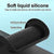Mobizang Matte Lens Protective Shockproof Flexible Back Cover for Vivo V25 PRO (5G) , Slim Silicone with Soft Lining Shockproof Flexible Full Body Bumper Case (Black)