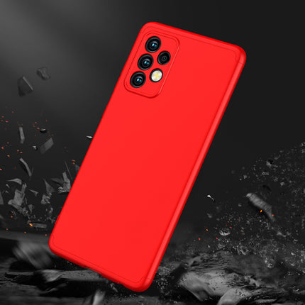 Double Dip Full 360 Protection Back Case Cover for Samsung Galaxy A52 (Red)