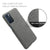 Woven Soft Fabric Case for Oppo Reno 6 Back Cover, Shock Protection Slim Hard Anti Slip Back Cover (Grey)