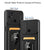 Bisen Back Cover for Redmi 10C (5G), Inbuilt Camera Slider,Ring Stand and Card Pocket Shockproof Slim Bumper Back Case (Black)