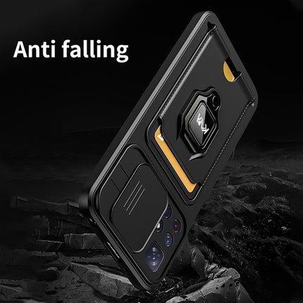 Mobizang Bisen Back Cover for Xiaomi 11i HyperCharge,Shockproof Slim Bumper Back Case (Black)