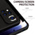 Matte Lens Protective Back Cover for Xiaomi 11i / 11i Hypercharge , Slim Silicone with Soft Lining Shockproof Flexible Full Body Bumper Case (Black)