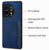 Mobizang Razor Wallet Back Case for OnePlus 11R | Slim PU Leather & Fabric Cover with Inbuilt Card Pocket (Blue)