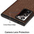 Soft Full Fabric Protective Shockproof Back Case Cover for Samsung Galaxy Note 20 (Full Brown)