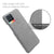 Woven Soft Fabric Case for Realme 8 Pro / Realme 8 (4G) Back Cover, Shock Protection Slim Hard Anti Slip Back Cover (Grey)
