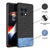 Mobizang Soft Fabric & Leather Hybrid for OnePlus 11R Back Cover | Shockproof Hybrid Slim Hard Anti Slip Back Case (Black, Blue)