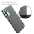 Woven Soft Fabric Case for Oppo Reno 6 Pro Back Cover, Shock Protection Slim Hard Anti Slip Back Cover (Grey)