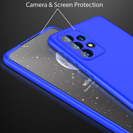 Double Dip Full 360 Protection Back Case Cover for Samsung Galaxy A73 (5G) (Blue)