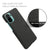 Woven Soft Fabric Case for Xiaomi Redmi Note 10 /  Note 10S Back Cover, Shock Protection Slim Hard Anti Slip Back Cover (Black)