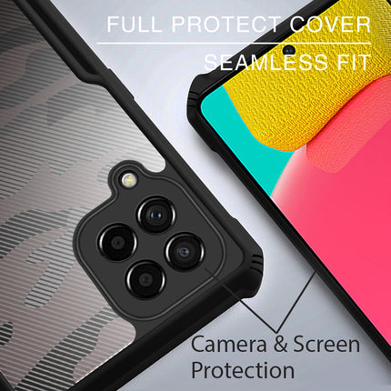Beetle Camouflage for Samsung Galaxy M33 (5G) Back Case, Shockproof Slim Cover (Black)