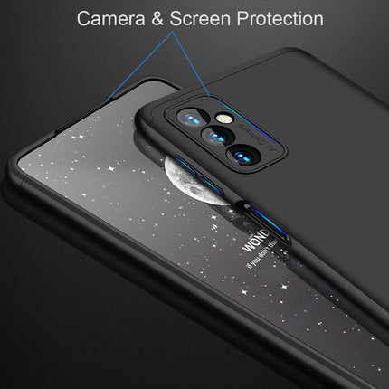 Double Dip Full 360 Protection Back Case Cover for Samsung Galaxy M52 (Black)