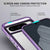 Mobizang Warrior Acrylic Clear Back Cover For Google Pixel 8 PRO | Slim Shockproof [Military Grade Protection] Hybrid Bumper Case (Purple Sides)