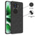 Mobizang Soft Full Fabric Protective Back Case Cover for Oppo Reno 11 PRO | Shockproof Slim Hard Anti Slip Back Case (Black)