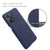 Woven Soft Fabric Case for Realne GT NEO 2  Back Cover, Shock Protection Slim Hard Anti Slip Back Cover (Blue)