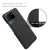 Mobizang Woven Soft Fabric Case for Vivo IQOO Neo 6 (5G) Back Cover,  Shock Protection Slim Hard Anti Slip Back Cover (Black)