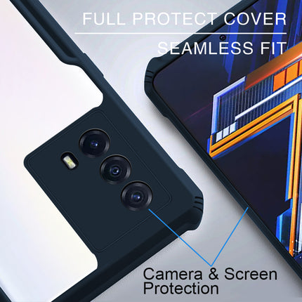 Beetle for Vivo IQOO Z5  (5G) Back Case, [Military Grade Protection] Shock Proof Slim Hybrid Bumper Cover (Blue)
