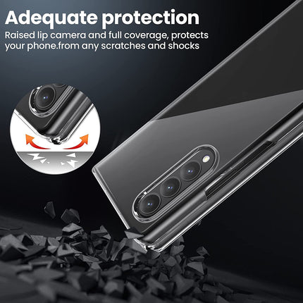 Phantom Ultra Thin Back Case for Samsung Galaxy Z Fold3 , Full Body Protection Back Cover , Transparent