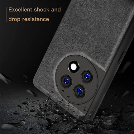 Mobizang Tux Back Case for OnePlus 11R | Slim Leather Shockproof Camera Protection Back Cover (Black)