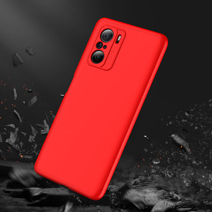 Double Dip Full 360 Protection Back Case Cover for Xiaomi Mi 11X / 11X Pro (Red)