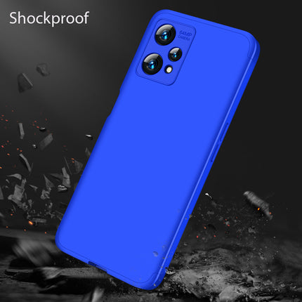 Double Dip Full 360 Protection Back Case Cover for Realme 9 PRO (Blue)
